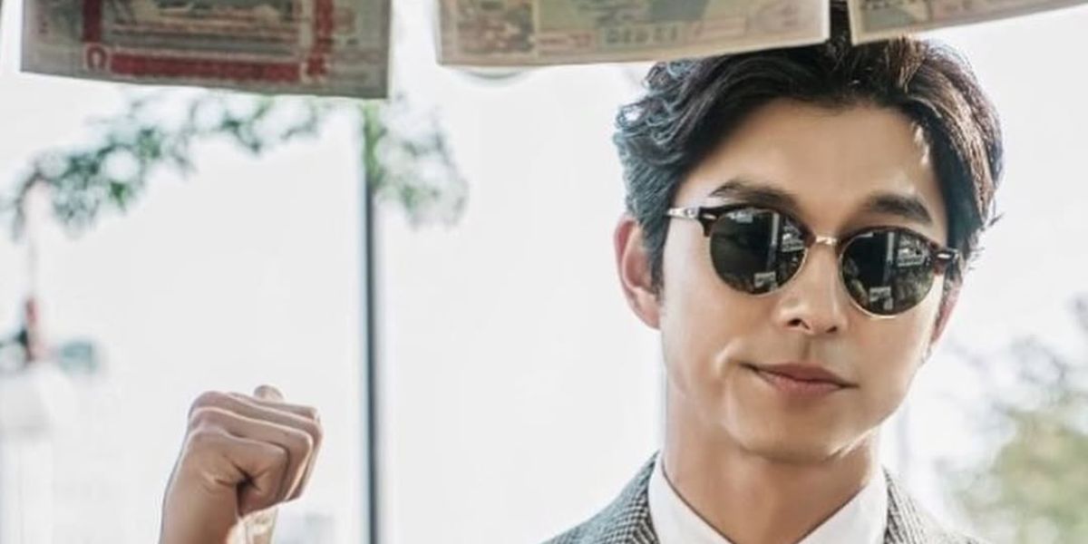 South Korean actor Gong Yoo was seen wearing red tortoiseshell Ray-Ban Clubround RB 4246 990 round half-rim sunglasses in 2016 movie "The Lonely and Great God". Shop online on Pretavoir