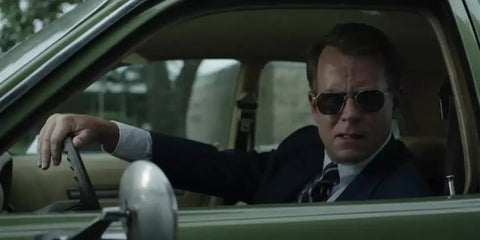 Greg Kinnear was seen wearing American Optical Original Pilot C4 BT SM GNG-P Matte Silver Polarised sunglasses in Black Bird series Season 1 as Brian Miller