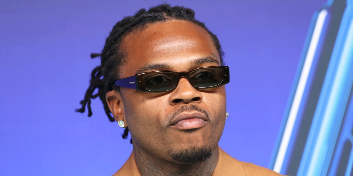 Gunna wore tortoise Saint Laurent Sun SL 942 002 sunglasses with grey lenses at the MTV Video Music Awards 2026.