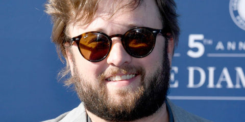 The Sixth Sense actor Haley Joel Osment was seen wearing tortoiseshell Ray-Ban 2180 710/73 Round sunglasses at the 5th Anniversary Los Angeles Dodgers Foundation Blue Diamond Gala