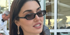 Turkish actress Hande Ercel was seen wearing black Saint Laurent Sun SL 872 Erin 002 sunglasses in her Instagram post, June 2026