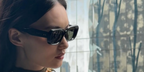 Chinese supermodel He Cong was seen wearing black Gucci GG1531SK 001 sunglasses
