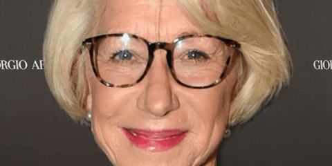 Helen Mirren wears Oliver Peoples Finley Vintage OV5397U 1666 at the Movies With Armani event