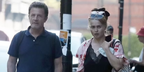 Helena Bonham Carter was seen stacking Cutler and Gross Sun 0734 B Black round sunglasses in London