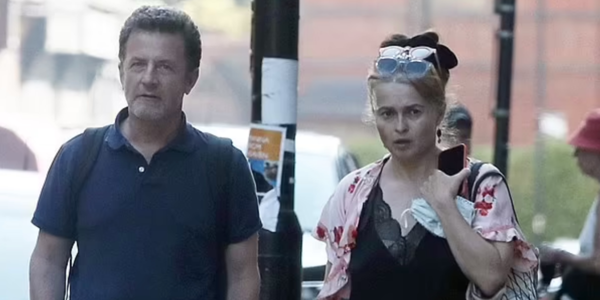 Helena Bonham Carter was seen stacking Cutler and Gross Sun 0734 B Black round sunglasses in London