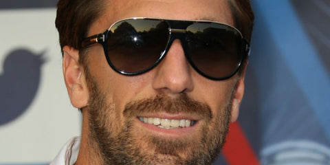 Swedish former professional ice hockey player Henrik Lundqvist was seen wearing Tom Ford Dimitry TF0334 01P sunglasses