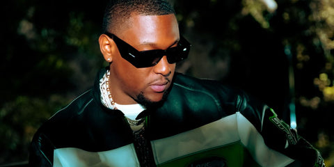 Rapper and record producer Hit-Boy was seen wearing black Saint Laurent Sun SL 654 001 sunglasses in his YouTube Music cover photo.