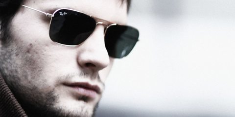 French actor Hugo Becker was seen wearing Ray-Ban Caravan RB 3136 181 sunglasses for Self Assignment in 2011.