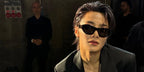 South Korean singer I.N. of K Pop group Stray Kids was seen wearing black Bottega Veneta BV1221S 001 sunglasses at the Bottega Veneta Spring/Summer 2026 fashion show durng Milan Fashion Week. Shop online now on Pretavoir