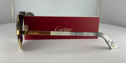 Cartier Buffalo Horn CT0389S 003 8JB Polarised