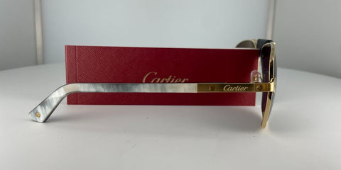 Cartier Buffalo Horn CT0389S 003 8JB Polarised