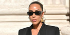 French model Ines Rau was seen wearing black Saint Laurent SL M140 001 sunglasses at the Saint Laurent Menswear Spring/Summer 2026 fashion show during Paris Me's Fashion Week. Shop online now on Pretavoir