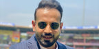 Indian cricketer Irfan Pathan was seen wearing gold Ray-Ban Round Metal 3447 001 sunglasses in his social media post