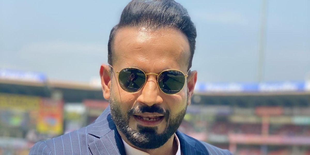 Indian cricketer Irfan Pathan was seen wearing gold Ray-Ban Round Metal 3447 001 sunglasses in his social media post