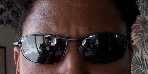 American professional skateboarder Ishod Wair was seen wearing black Oakley Whisker OO4141 03 Prizm Polarised sunglasses in his Instagram selfie, September 2025. Shop online now on Pretavoir