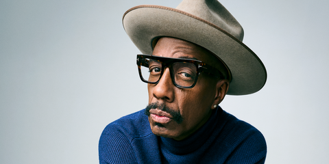 Comedian and actor JB Smoove was seen wearing tortoiseshell Tom Ford TF5634-B 056 Blue Control optical glasses. Shop online now on Pretavoir