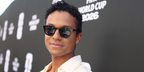 Jaafar Jackson was seen wearing black Saint Laurent Sun SL 28 002 square sunglasses with grey lenses at the World Cup 2026 Opening Ceremony at the Los Angeles Stadium.