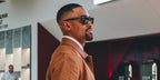 Philadelphia Eagles quarterback Jalen Hurts was seen wearing Tom Ford Buckley-02 TF906-N 01A square sunglasses to attend his Master's degree graduation in the University of Oklahoma