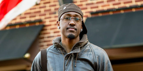 Celebrity basketball player Jalen Williams of Oklahoma City Thunder was seen wearing silver Cartier CT0563O 002 optical glasses following a match against the Washington Wizards in Washington DC, March 2026.