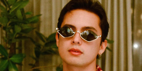 Filipino singer James Reid was seen wearing Gucci GG1604S 001 diamond-shaped sunglasses in his Instagram post, October 2025.