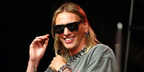 Jamie Campbell Bower was seen wearing black Akoni Pegasus-Two AKS 535 A sunglasses onstage during San Diego Comic Con 2026 Party