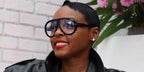 Janelle Monáe wears Tom Ford Troy TF 836 001 Blue Control optical glasses during SXSW Conference & Festivals in Austin, Texas