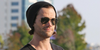 Actor Jared Padalecki was seen wearing Ray-Ban Aviator 3025 001/58 Gold Frame G15 Polarised sunglasses in Vancouver, September 2014.
