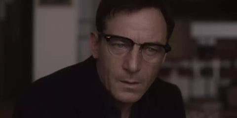 Jason Isaacs was seen wearing black Ray-Ban Clubmaster Optical RB 5154 2000 half-rim optical glasses in The OA as Dr. Hunter Aloysius Percy / HAP