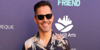Jay Hernandez was seen wearing black David Beckham DB 1141/S 05KM9 Polarised square sunglasses to attend the Los Angeles premiere of "My Penguin Friend"