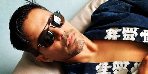 Jay Hernandez was seen wearing black Persol 3170S 9014/58 Polarised round sunglasses in his Intagram post