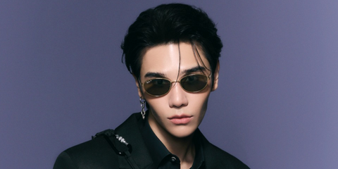 Thai singer Jeff Satur was seen wearing gold Ray-Ban RB 3774D 001/9A Polarised sunglasses in Ray-Ban's "Worn by Visionaries, Loved by Generations" campaign