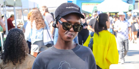 Jodie Turner-Smith was seen wearing black Burberry BE4453 3001/87 sunglasses in Los Angeles, October 2025. Shop online now on Pretavoir