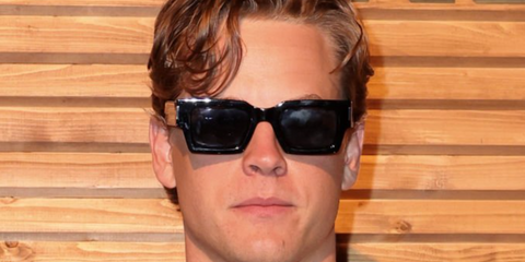 NFL star Joe Burrow attends American Express Presents CARBONE BEACH wearing Saint Laurent SL 572 sunglasses