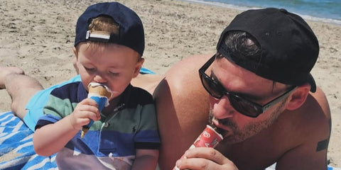 Welsh former professional boxer Joe Calzaghe was seen wearing black Ray-Ban RB 4388 601/31 in Sardinia, Italy, shared on his Instagram post in May 2024. Shop online now on Pretavoir