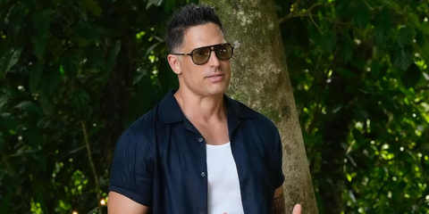 Joe Manganiello is seen wearing Gucci GG1188S 001 Polarised sunglasses while hosting reality show Deal or No Deal Island