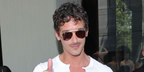 Spanish actor Joel Sanchez was seen wearing gold Ray-Ban The Outdoorsman by Dolce&Gabbana RB 3029M 001/73 aviator sunglasses at the Dolce & Gabbana Menswear Spring Summer 2027 fashion show during Milan Men's Fashion Week