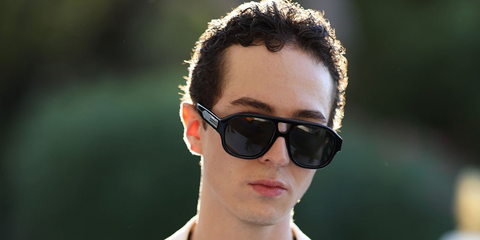 Internet personality Joey Pittari was seen wearing black Givenchy Day GV40137U 01N sunglasses at the 83rd Venice Film Festival, September 2026.