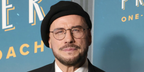 Actor John Travolta was seen wearing black Ray-Ban Round Metal RB 3447V 2509 optical glasses at the Los Angeles Premiere Apple Original Film "Propeller One-Way Night Coach".