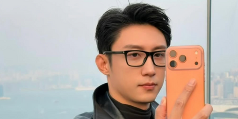 Chinese actor Johnny Huang was seen wearing black Saint Laurent SL 841 005 optical glasses in his Instagram post, January 2026.