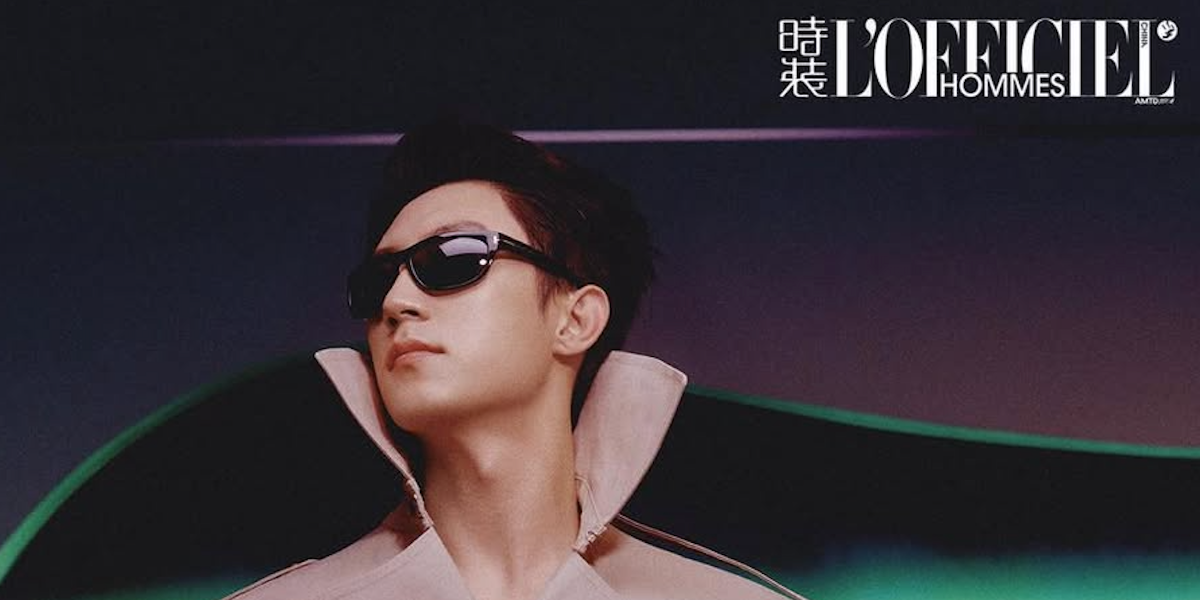 Chinese actor Johnny Huang was seen wearing black Tom Ford Anders-02 TF1363 01A sunglasses in a L'Officiel Hommes China feature, March 2026.