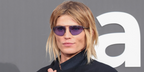Australian model Jordan Barrett was seen wearing ruthenium Tom Ford Parker-02 TF1399 13Y sunglasses with violet lenses at the amfAR Gala during Cannes Film Festival 2026.