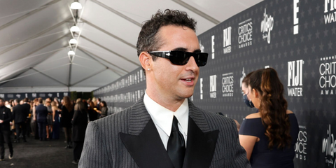 Writer, actor, and comedian Jordan Firstman was seen wearing black Persol 3362S 95/31 sunglasses at the Critics Choice Awards 2025.