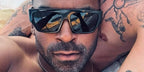 Television host Justin Sylvester was seen wearing black Burberry Micah BE4397U 3001/87 sunglasses in a social media post, December 2025.