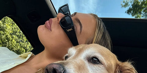 Dutch speed skater Jutta Leerdam was seen wearing black Saint Laurent Sun SL M140 001 sunglasses in her Instagram post, July 2025.