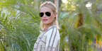 Kate Bosworth was seen wearing Ray-Ban Aviator 3025 001/58 Gold Frame G15 Polarised sunglasses at Coachella Music Festival