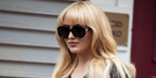 Kathryn Newton was seen wearing black Chloe CH0236S 001 "Marcie" sunglasses to attend the Chloé Fall/Winter 2024 fashion show during Paris Fashion Week