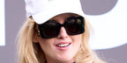Kathryn Newton was seen wearing black Saint Laurent Sun Blaze SL M119 001 sunglasses at the Hero Dubai Desert Classic, Emirates Golf Club