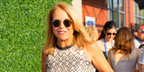 Journalist and television presenter Katie Couric was seen wearing Ray-Ban Round Metal 3447 11258 Polarised sunglasses at the US Open 2024. Shop online now on Pretavoir