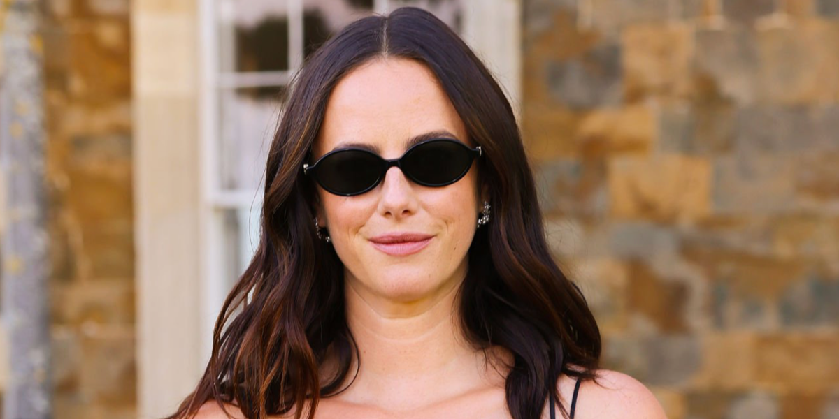 Kaya Scodelario was seen wearing black Miu Miu MU 04ZS 1AB5S0 sunglasses at a special celebration for the RH global design collaboration with Mercedes-AMG Petronas Formula One Team, July 2026