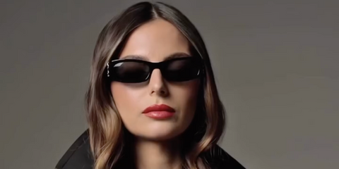 Model Kelly Piquet was seen wearing black Saint Laurent Sun SL M152 001 sunglasses in her Instagram reel, April 2026.